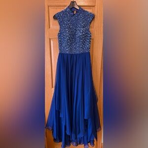 Sherri Hill Royal Blue Prom Dress Style 51687